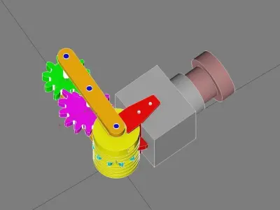 Cam tilt Free 3D model