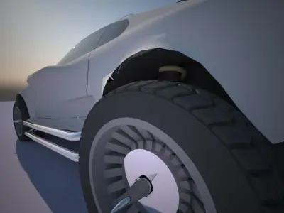 Toyota Supra Mad Max Mod 3D model