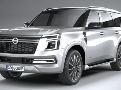 Nissan Patrol 2025 3D model purchase