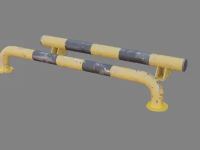 pipes Low-poly 3D model