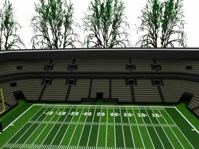American football stadium 3D model buy