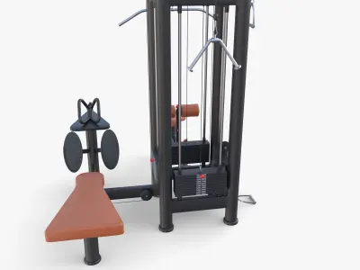 4 Multi station jungle machine v1 3D model