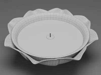 Oil Lamp Free low-poly 3D model