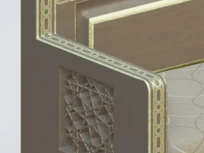 Moroccan sofa 3D model