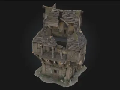 Whimsical Cottage  A Storybook Sanctuary 3D model