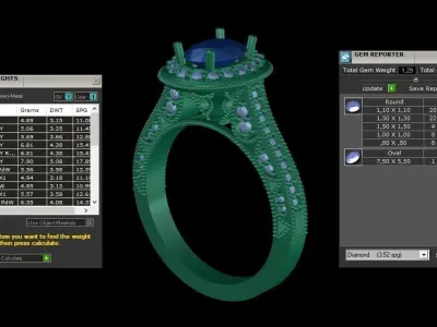 ring code 148 3D print model
