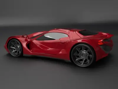 Redstone concept vehicle 3D model