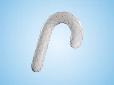 Christmas Candy Low-poly 3D model