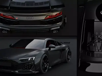 Audi R 8 GT 3D model