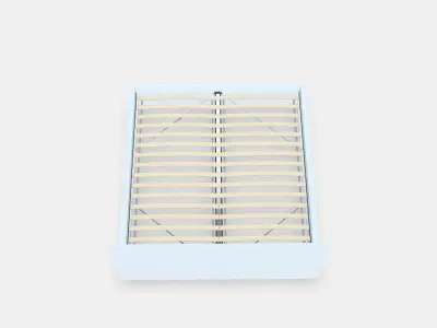 MALM Bed frame high 80 Low-poly 3D model