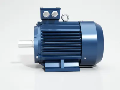 Electric motor 3D model