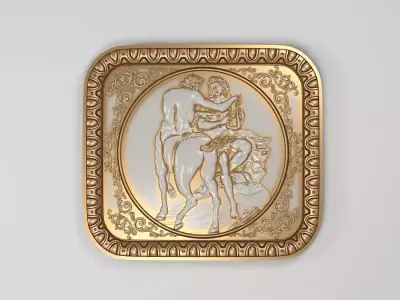 Centaur Bas-Relief 3D model