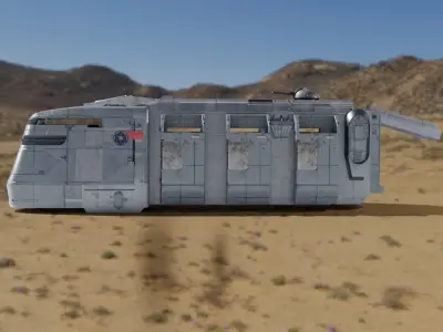 starWars Imperial Troop Transport Low-poly 3D model