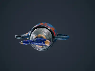 Old Vase Antique HDRP Low-poly 3D model