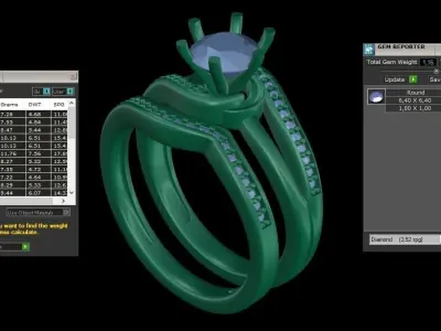 ring code 247 3D print model