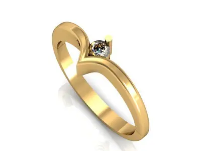 solitir ring 3D print model