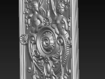Decorative marble 2   3D model 3D print model