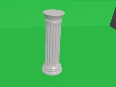 Column set 3D model Free 3D model