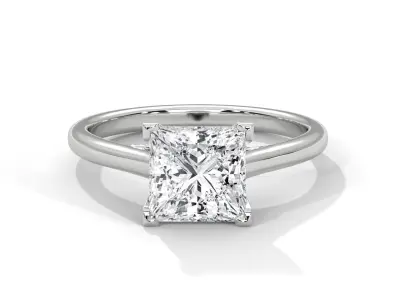 solitaire ring with detail images and 360 render videos 103 3D print model