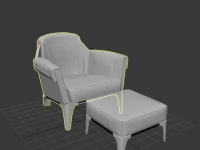 Sherwood Armchair  3D model