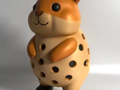 Hamster Sprouter Seed Chia Radish Lentil Germinator toy 3D print model