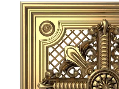  decorative pattern ready for 3D printing 3D model