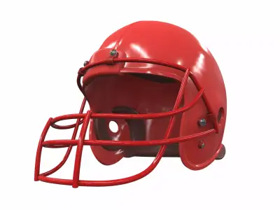 Football helmet fg-3 3D model