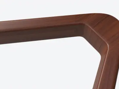 Billiard Pool Wood 8 Ball Rack 3D model