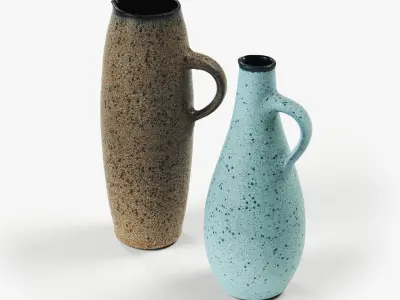 polypasta - Vases sprinkles 01 and 02 3D model