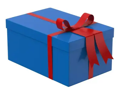 Gift box v1  3D model