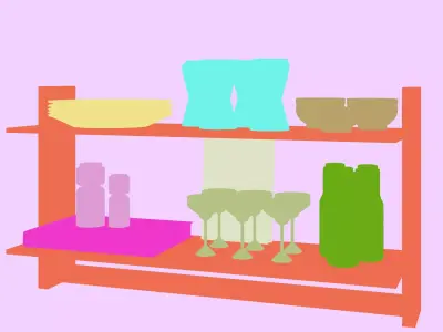 Kitchen decore 02 3D model