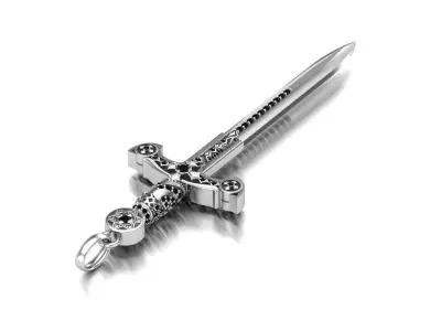 Sword Necklace 3D print model