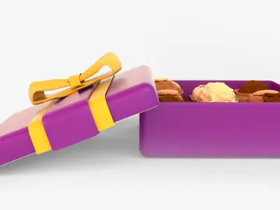 Chocolate Box 3D model