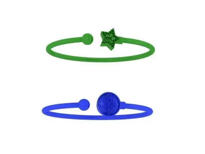 LV Fashion Bracelet 3D print model