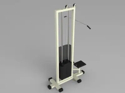 Gym Equipment Exercise Machine  arm pulldown Free 3D model