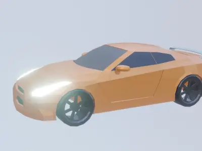 pack low poly drift Low-poly 3D model