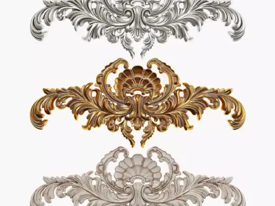 Classic carved 245 3D model