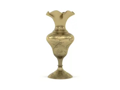 Antique Golden Vase 3D model