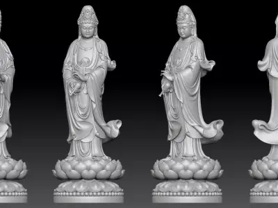 Guanyin  3D print model