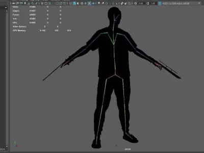 Psycho02 psycho - unreal engine Low-poly 3D model