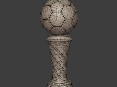 Football - Soccer Trophy - Cup 3D print model