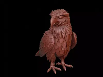 Eagle Animal Sculpture 3D print model purchase