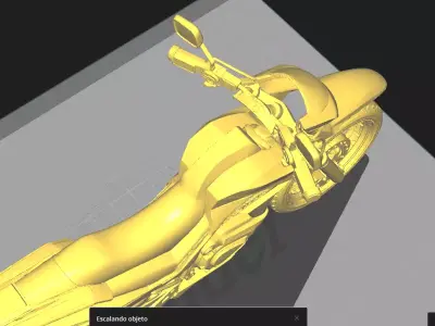 Moto SCRAMBLER HAOJUE 3D print model