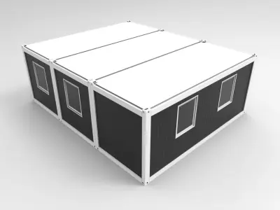 Container home 3D model