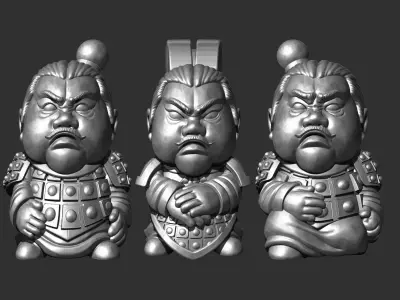 Baby Terracotta Warriors 3D print model