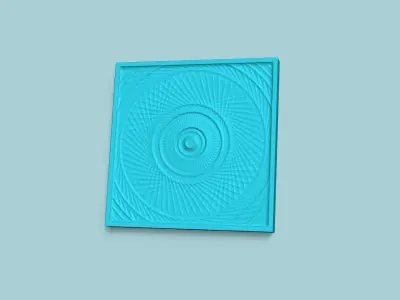 Wall Panel A17 Ornament - Interior Design Decoration 3D print model