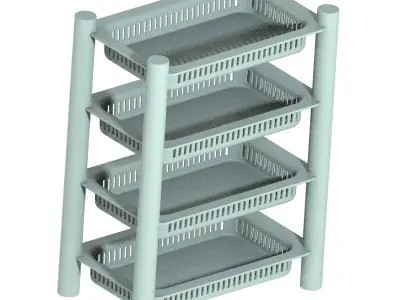 Premium Multitier Rack 3D print model
