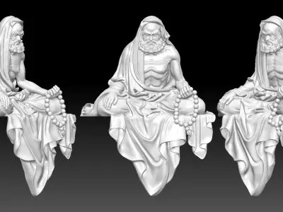 Bodhidharma  3D print model