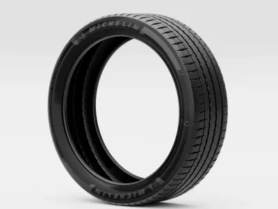 Michelin Pilot Sport 4S Tire 3D model