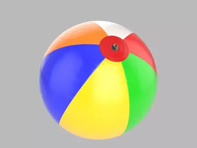 Beach ball 3D model